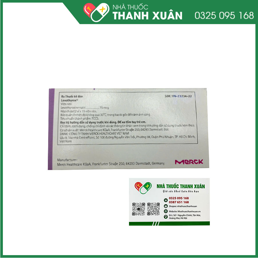 Levothyrox® điều trị bướu giáp, suy giáp, ung thư giáp